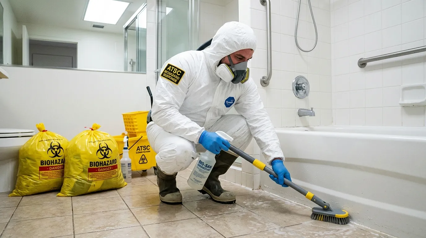Decontamination equipment deployed for Blood Cleanup in Ellisville